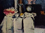 Paul Cezanne The Black Marble Clock oil on canvas